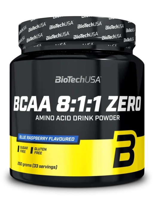 BioTechUSA BCAA 8:1:1 Zero 250 г. (Голубая малина)