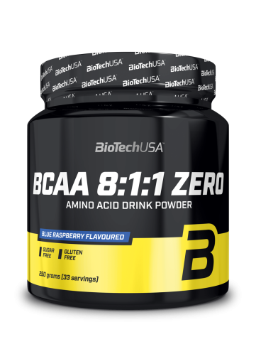 BioTechUSA BCAA 8:1:1 Zero 250 г. (Голубая малина)