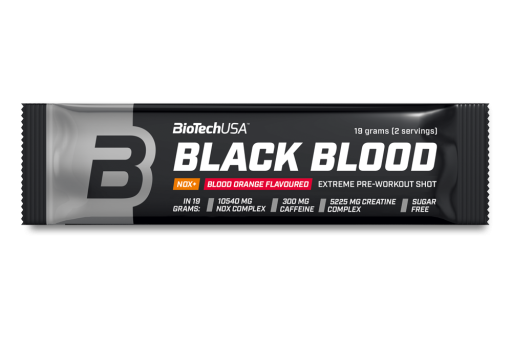 BioTechUSA Black Blood NOX+ пробник 20 г. Х 50 шт. (Красная ягода)
