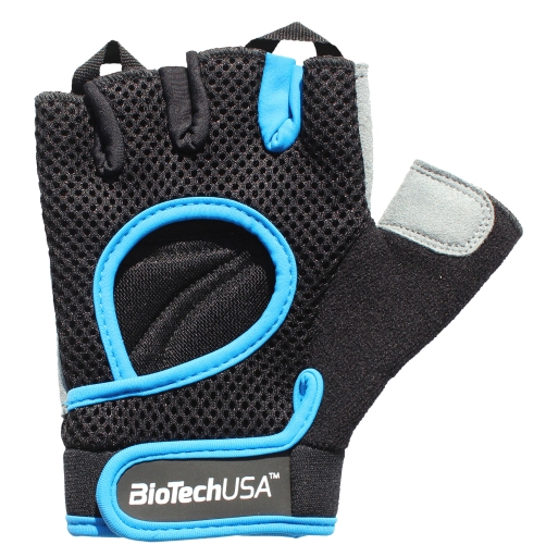 BioTechUSA Перчатки Budapest gloves black-blue (L)