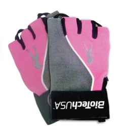 BioTechUSA Перчатки Lady 2, gloves, leather, grey-pink