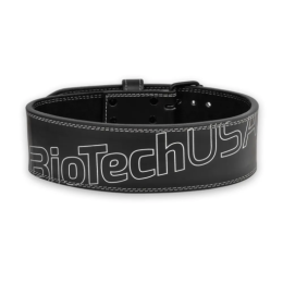 BioTechUSA пояс POWERLIFTING leather belt black