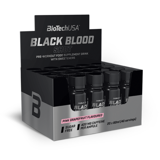 BioTechUSA Black Blood Shot 20х60 мл. (Розовый грейпфрут)