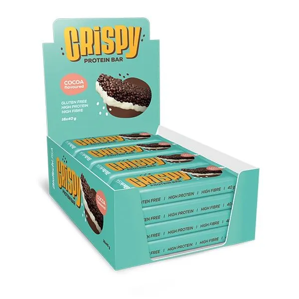 BioTechUSA Crispy Protein Bar 16*40 г (Какао)