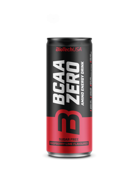 BioTechUSA BCAA Zero Energy Drink 330 мл. (Малина-лайм)