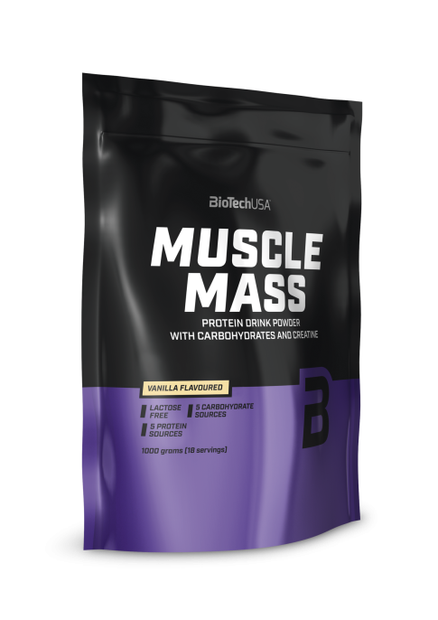 BioTechUSA Muscle Mass 1000 г. (Ваниль)