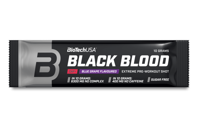 BioTechUSA Black Blood CAF+ пробник 19 г. (Голубой виноград)