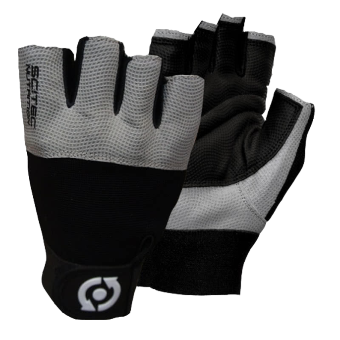 Scitec Nutrition перчатки Grey Style (L, черный-серый)
