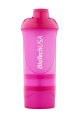 BioTechUSA Шейкер Wave + 600 ml (+200 ml +150 ml) (Розовый)
