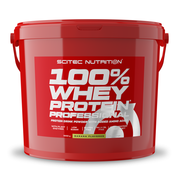 Scitec Nutrition 100% Whey Protein Professional 5000 г. (Банан)