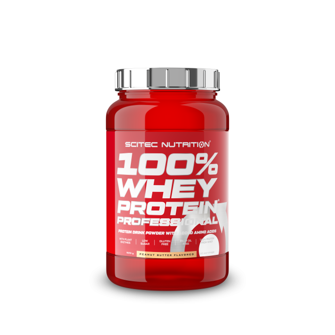 Scitec Nutrition 100% Whey Protein Professional 920 г (Арахисовая Паста)