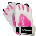 BioTechUSA Перчатки Lady 1, gloves, leather, white-pink (L)