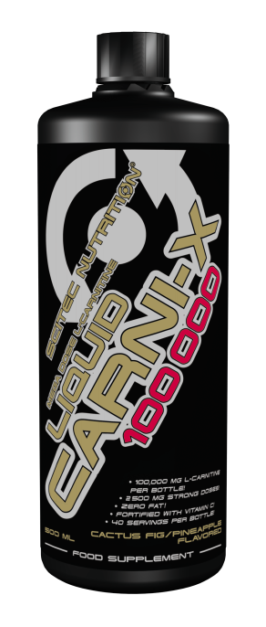 Scitec Nutrition Carni-X Liquid 100000 500 мл. (Плоды кактуса-ананас)