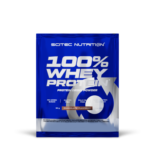 Scitec Nutrition 100% Whey Protein 30 г (Клубника)