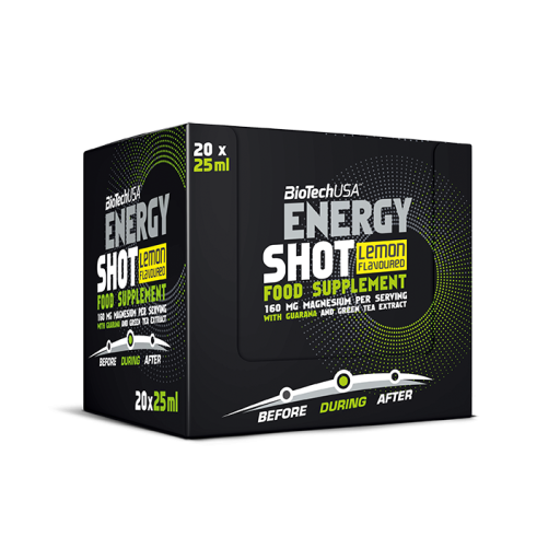 BioTechUSA Energy Shot 20x25 мл. (Лимон)