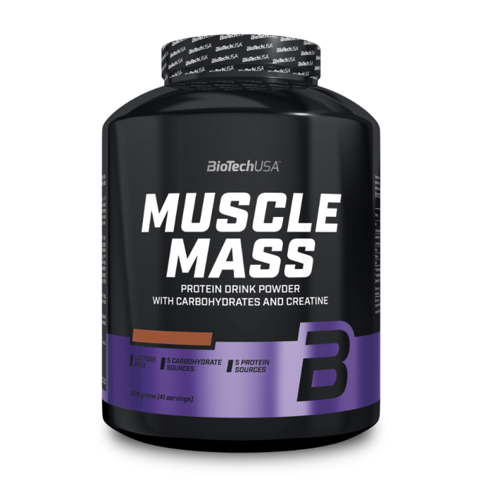 BioTechUSA Muscle Mass 2270 г (Клубника)