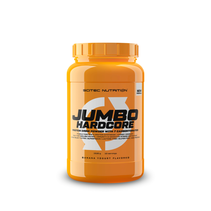 Scitec Nutrition Jumbo Hardcore 1530 г (Банан-йогурт)