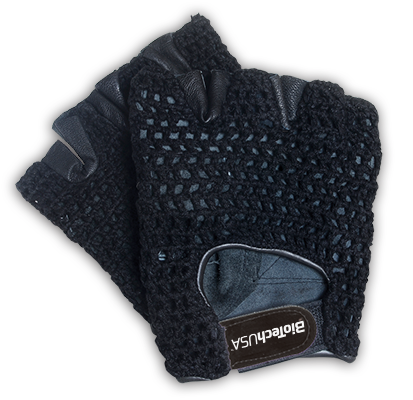 BioTechUSA Перчатки Phoenix 1 gloves net top, black (L)