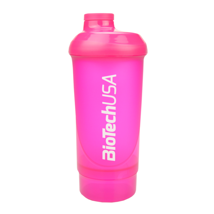 BioTechUSA Шейкер Wave + Compact 500 ml (+150 ml) (Розовый)