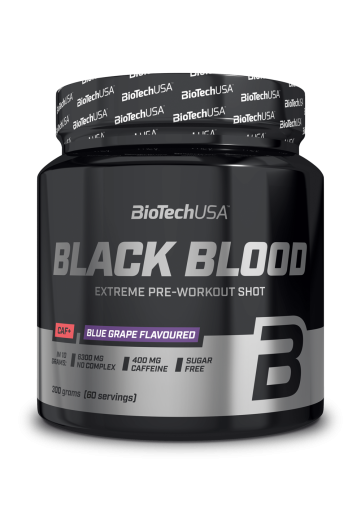 BioTechUSA Black Blood CAF+ 300 г. (Голубой виноград)