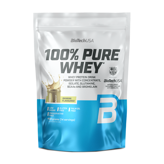 BioTechUSA 100% Pure Whey 400 г. (Банан)