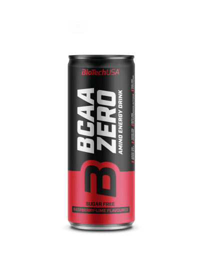 BioTechUSA BCAA Zero Energy Drink 330 мл. (Малина-лайм)