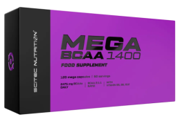 Scitec Nutrition Mega BCAA 1400 120 капс.