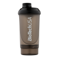 BioTechUSA Шейкер Wave + Compact 500 ml (+150 ml) (Черный)