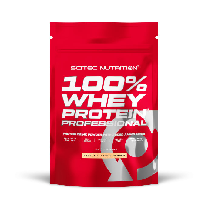 Scitec Nutrition 100% Whey Protein Professional 500 г (Арахисовая Паста)