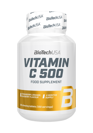 BioTechUSA Vitamin C 500 Chewable 120 т.